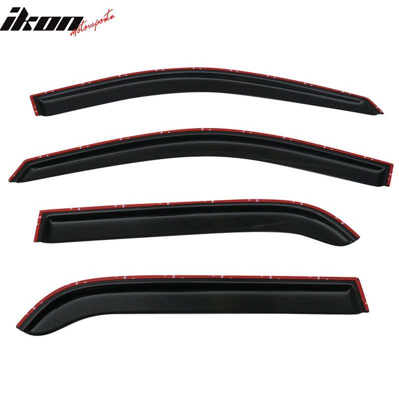 2005-2010 Kia Sportage 4PC Set Visor Windows Acrylic