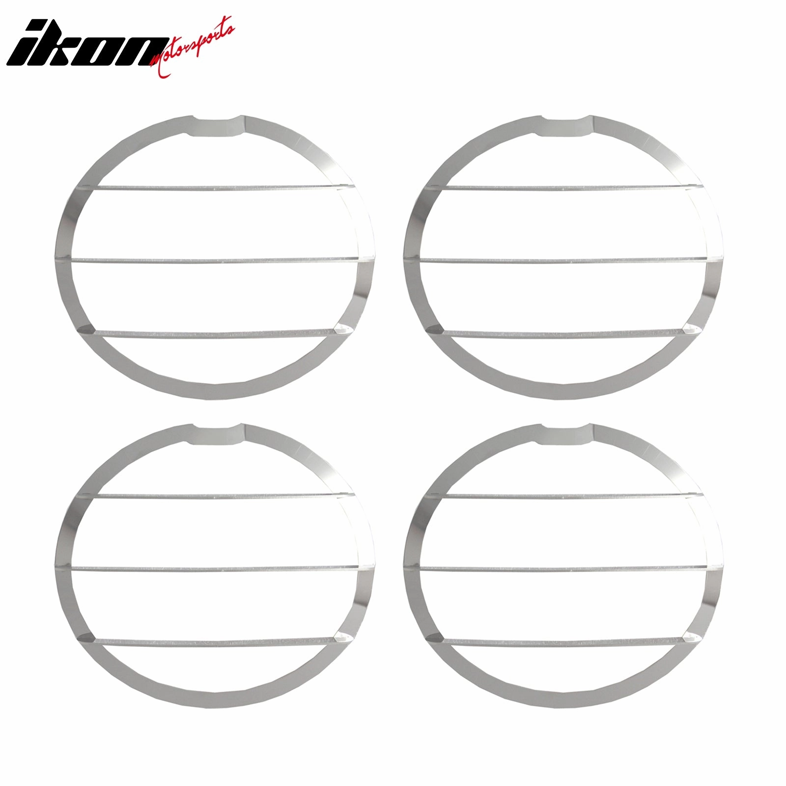 2005-2013 Chevrolet Corvette Chrome 4PCS Rear Tail Lights Bezel Covers