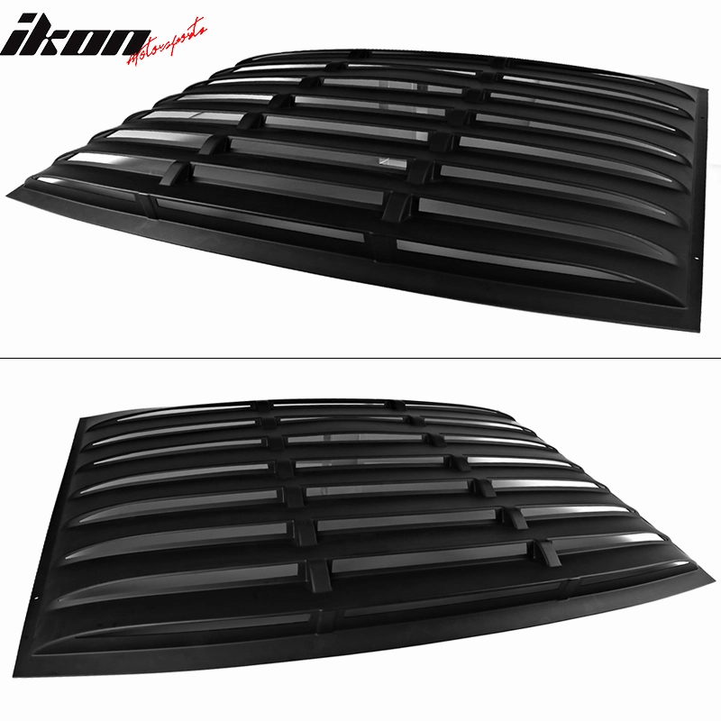 2005-2014 Ford Mustang GT V6 V8 Matte Black Rear Window Louver ABS