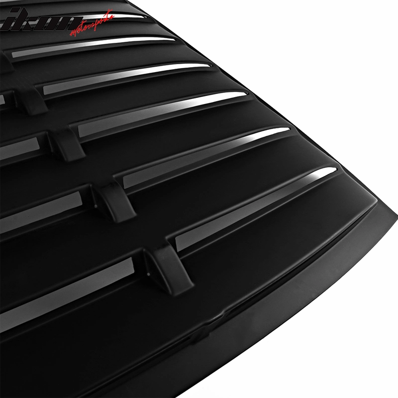 2005-2014 Ford Mustang GT V6 V8 Matte Black Rear Window Louver ABS