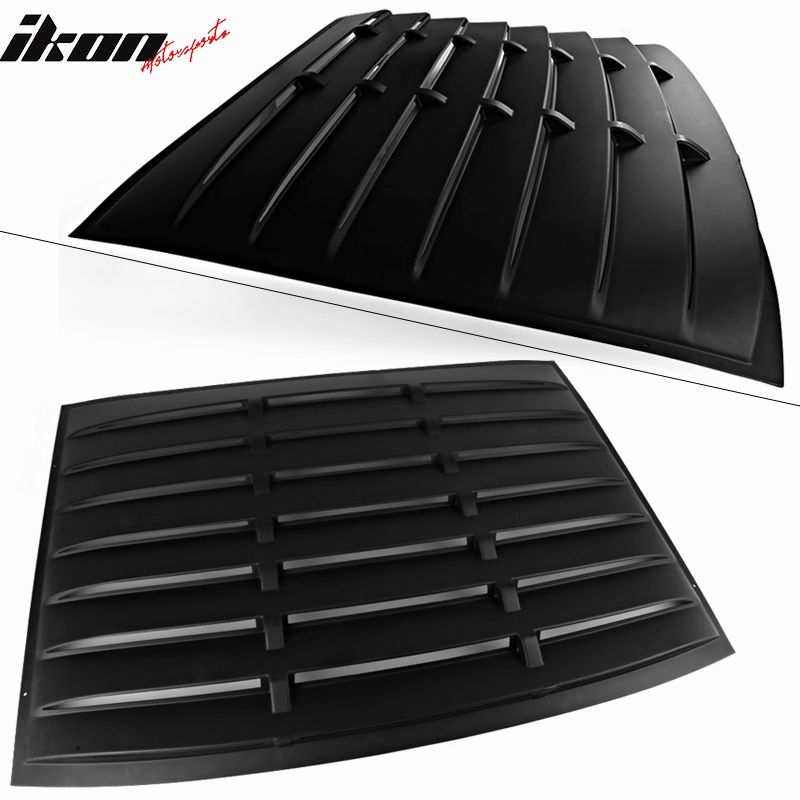 2005-2014 Ford Mustang GT V6 V8 Matte Black Rear Window Louver ABS