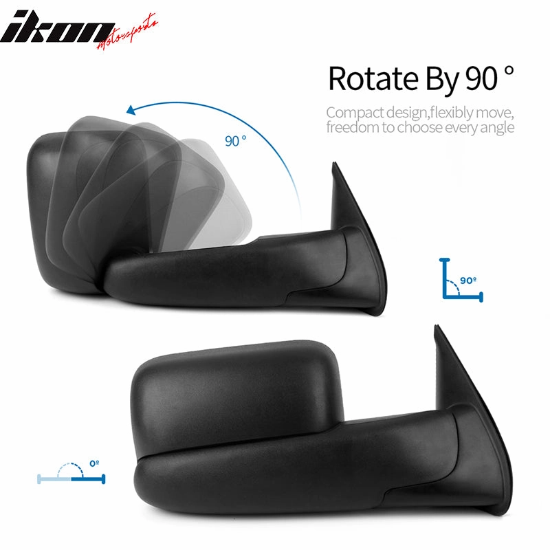 2005-2015 Toyota Tacoma Side View Towing Mirrors Power Heated 2PC