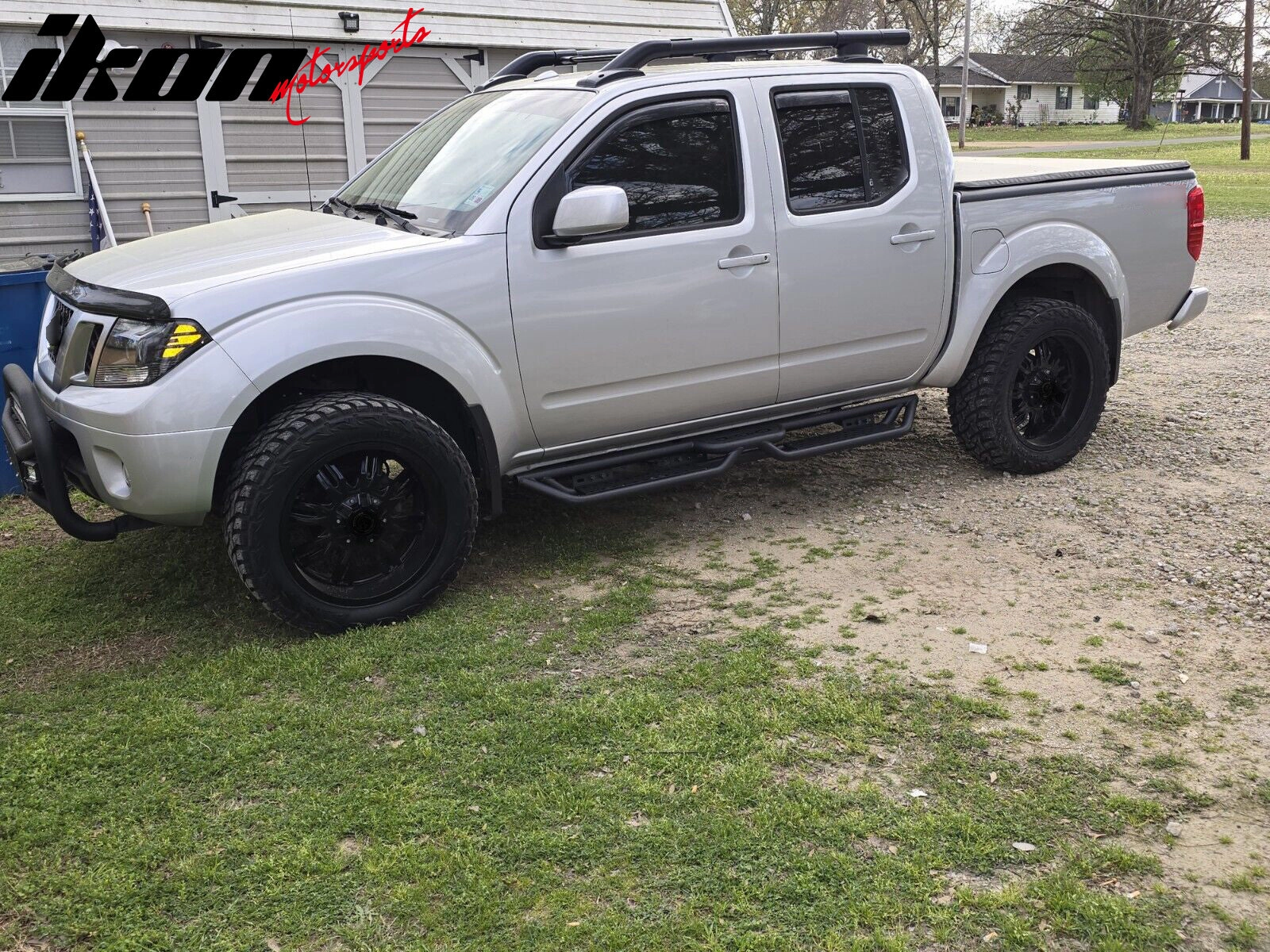 2005-2022 Nissan Frontier OE Black Roof Rack Cross Bar Aluminum ABS