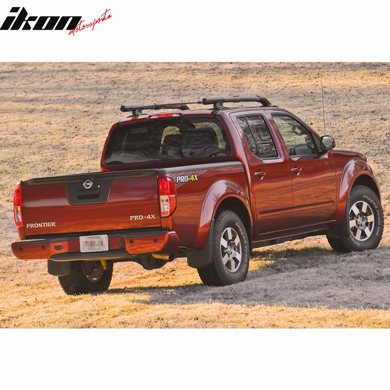 2005-2022 Nissan Frontier OE Black Roof Rack Cross Bar Aluminum ABS