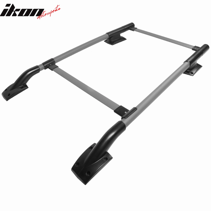 2005-2022 Nissan Frontier OE Grey Black Roof Rack Cross Bar Aluminum