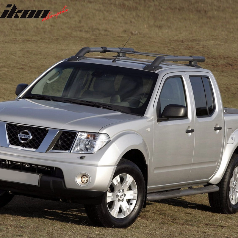 2005-2022 Nissan Frontier OE Grey Black Roof Rack Cross Bar Aluminum