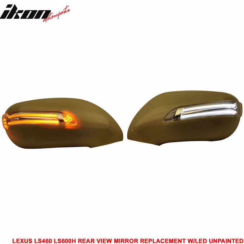 2006-2009 Lexus LS460 2007-2009 LS600H Side Mirror Outer Shell CCFL