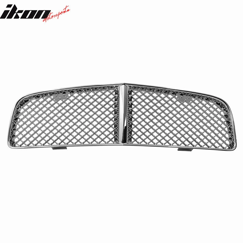 2006-2010 Dodge Charger Chrome Mesh Front Bumper Hood Grille Grill ABS