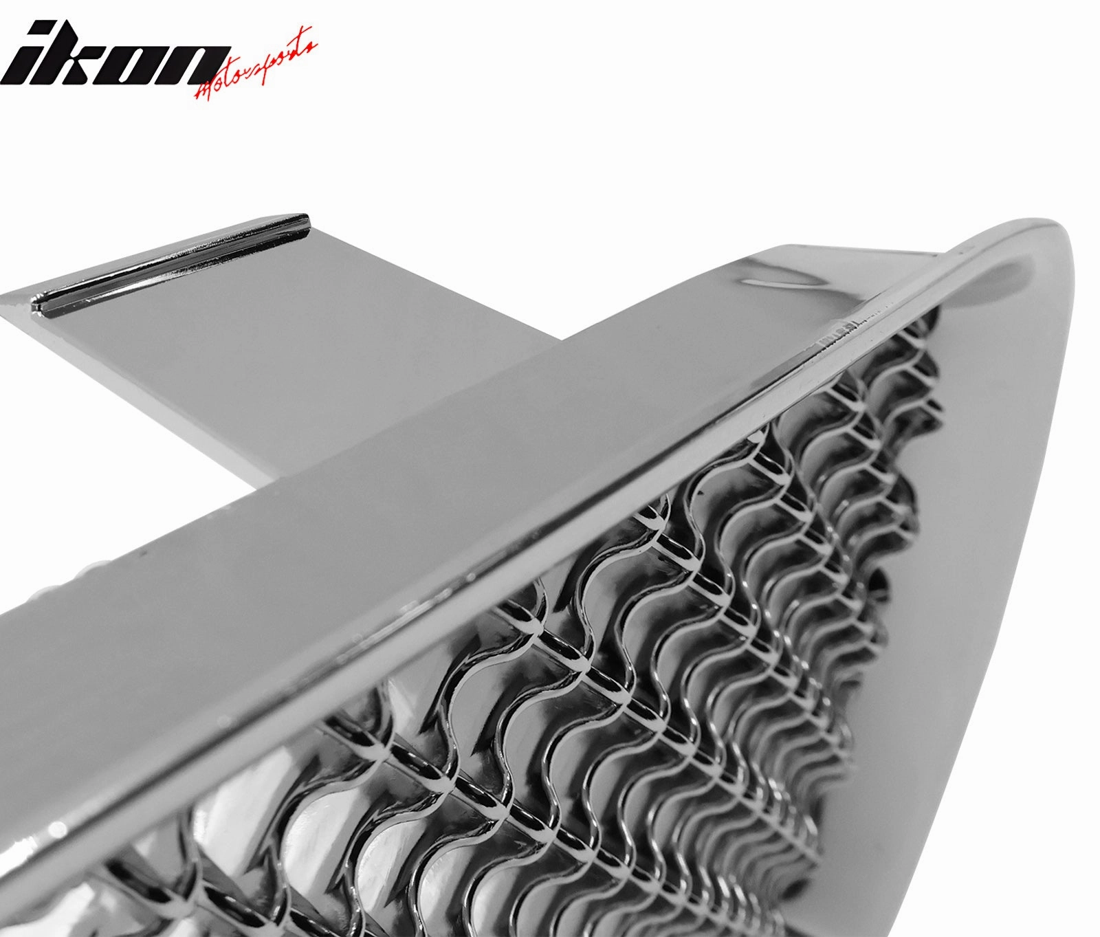 2006-2010 Dodge Charger Chrome Mesh Front Bumper Hood Grille Grill ABS