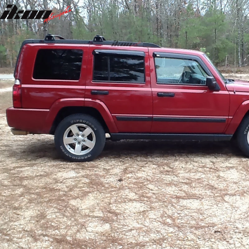 2006-2010 Jeep Commander OE Style Black Roof Rack Cross Bar Aluminum