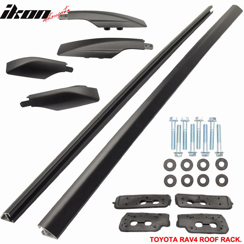 2006-2012 Toyota RAV-4 OE Style Black Roof Rack Cross Bar Aluminum