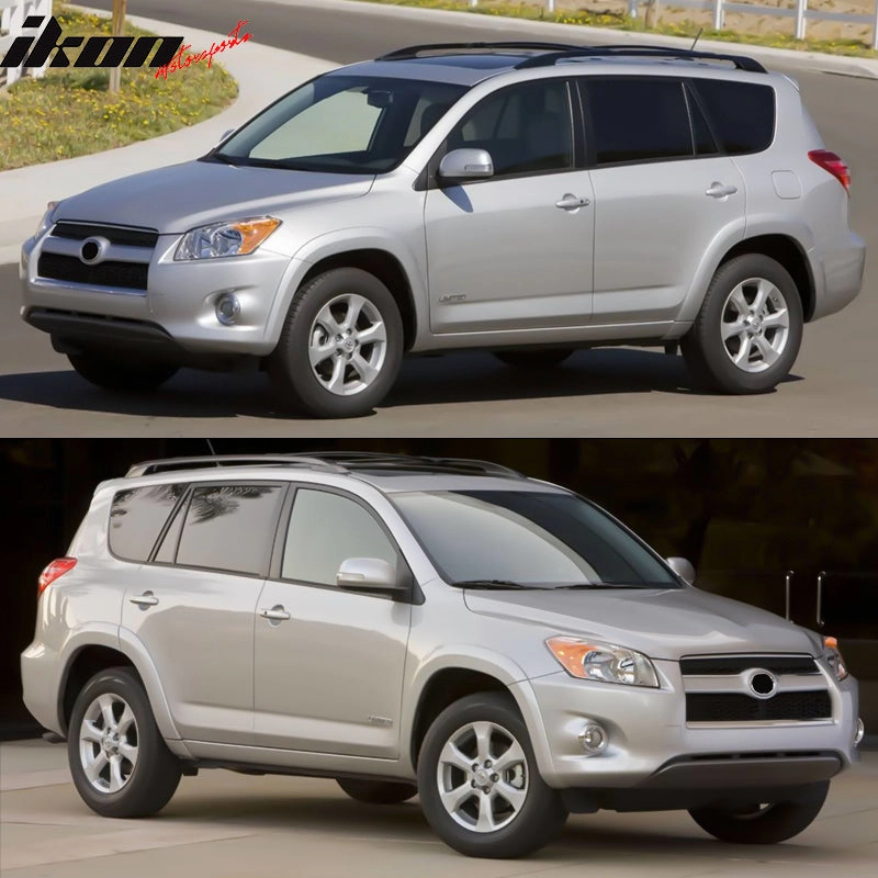 2006-2012 Toyota RAV-4 OE Style Black Roof Rack Cross Bar Aluminum