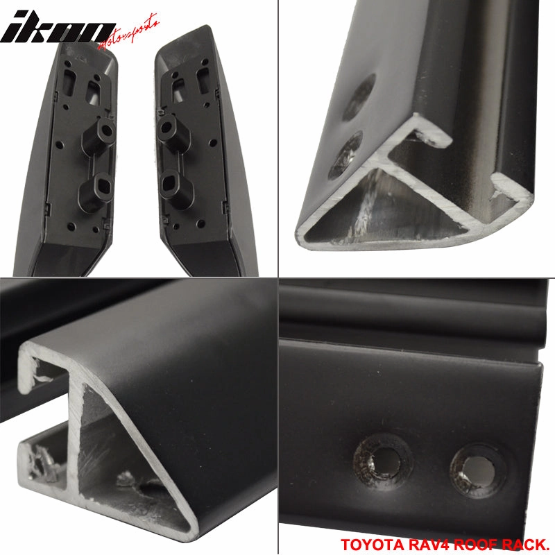 2006-2012 Toyota RAV-4 OE Style Black Roof Rack Cross Bar Aluminum