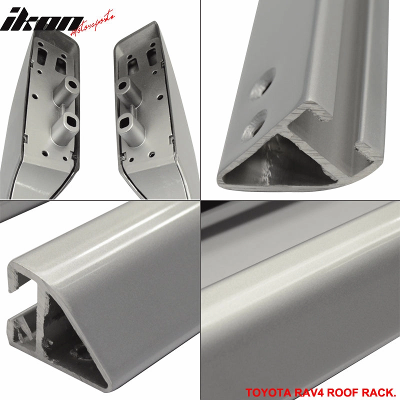 2006-2012 Toyota RAV-4 OE Style Silver Roof Rack Cross Bar Aluminum