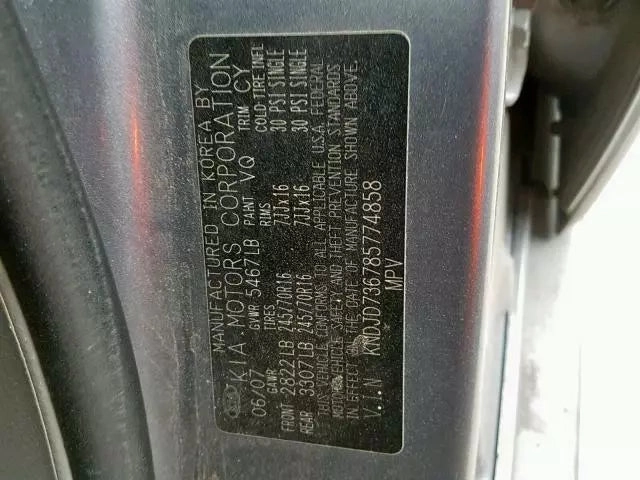2007 2008 2009 07 08 09 KIA SORENTO 3.8L V6 ENGINE MOTOR ASSEMBLY - 130K MILES