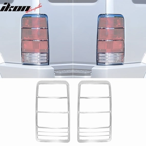 2007-2011 Dodge Nitro Chrome 2PCS Rear Tail Lights Bezel Covers ABS