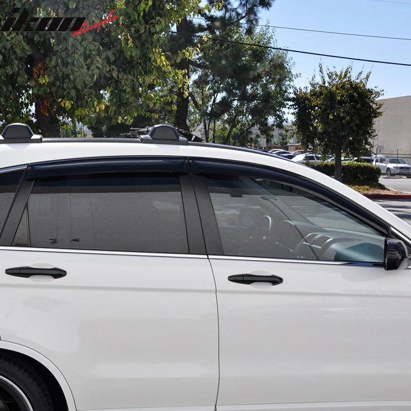 2007-2011 Honda CRV Acrylic 4PC Window Visors Tape On Rain Guard