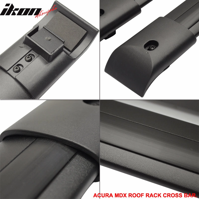 2007-2012 Acura MDX SUV Sport OE Black Cross Bar Roof Rack Aluminum