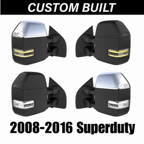 2008-2016 Ford F250/F350 Superduty Boost Auto Parts New Style Tow Mirrors