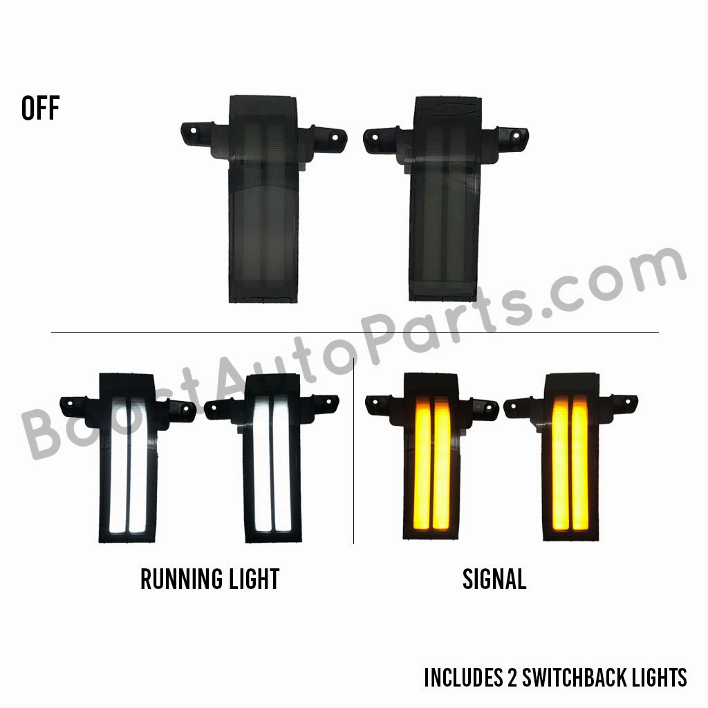 2014-2019 GMC/Chevrolet LED Switchback GM Tow Mirror Marker Lights