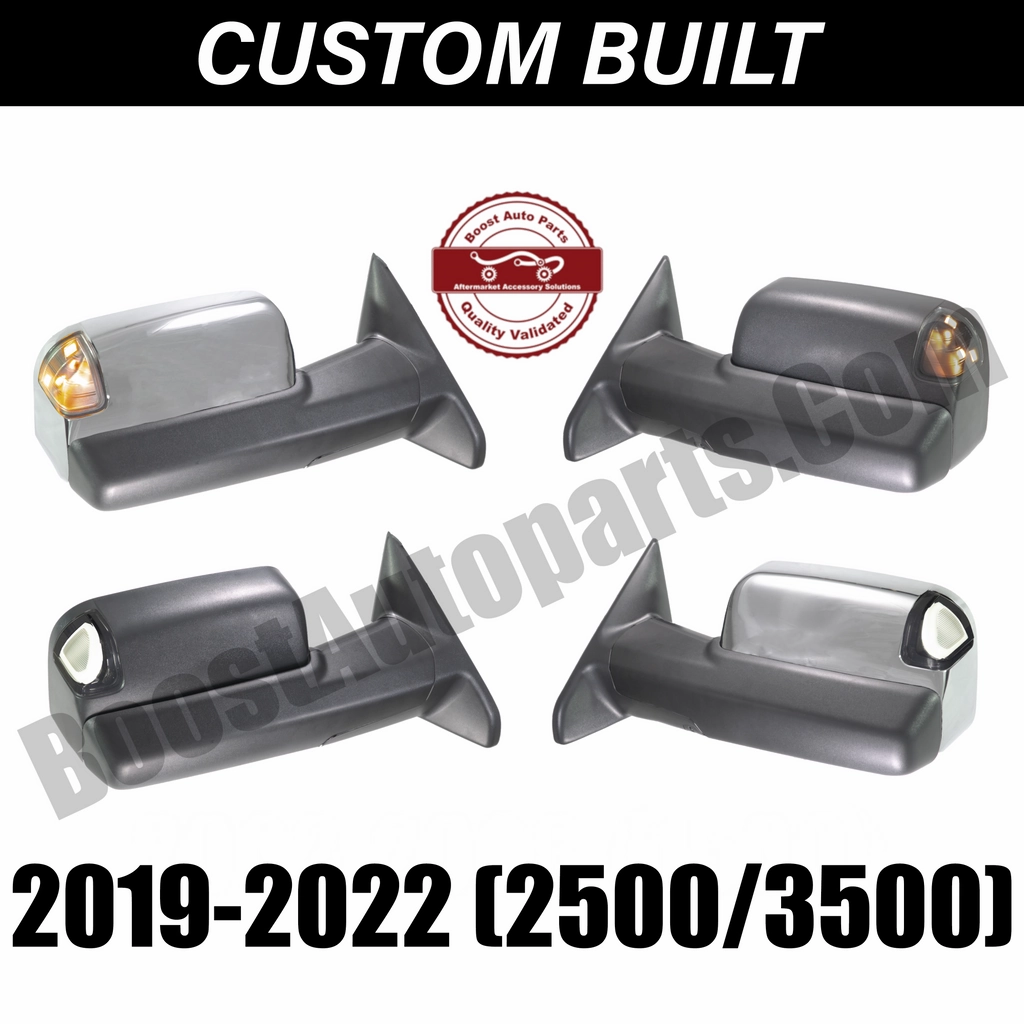 2019-2022 RAM 2500/3500 Boost Auto Parts Tow Mirrors