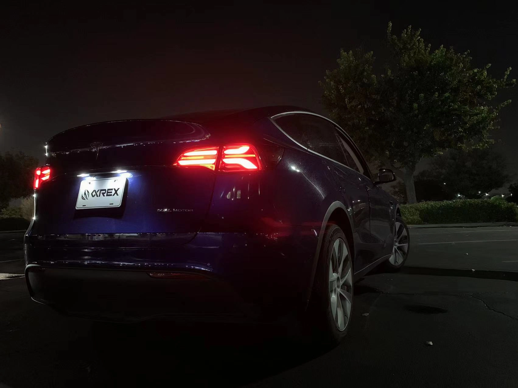 20-24 Tesla Model Y (With Stock Amber Turn Signal) PRO-Series LED Tail Lights Jet Black
