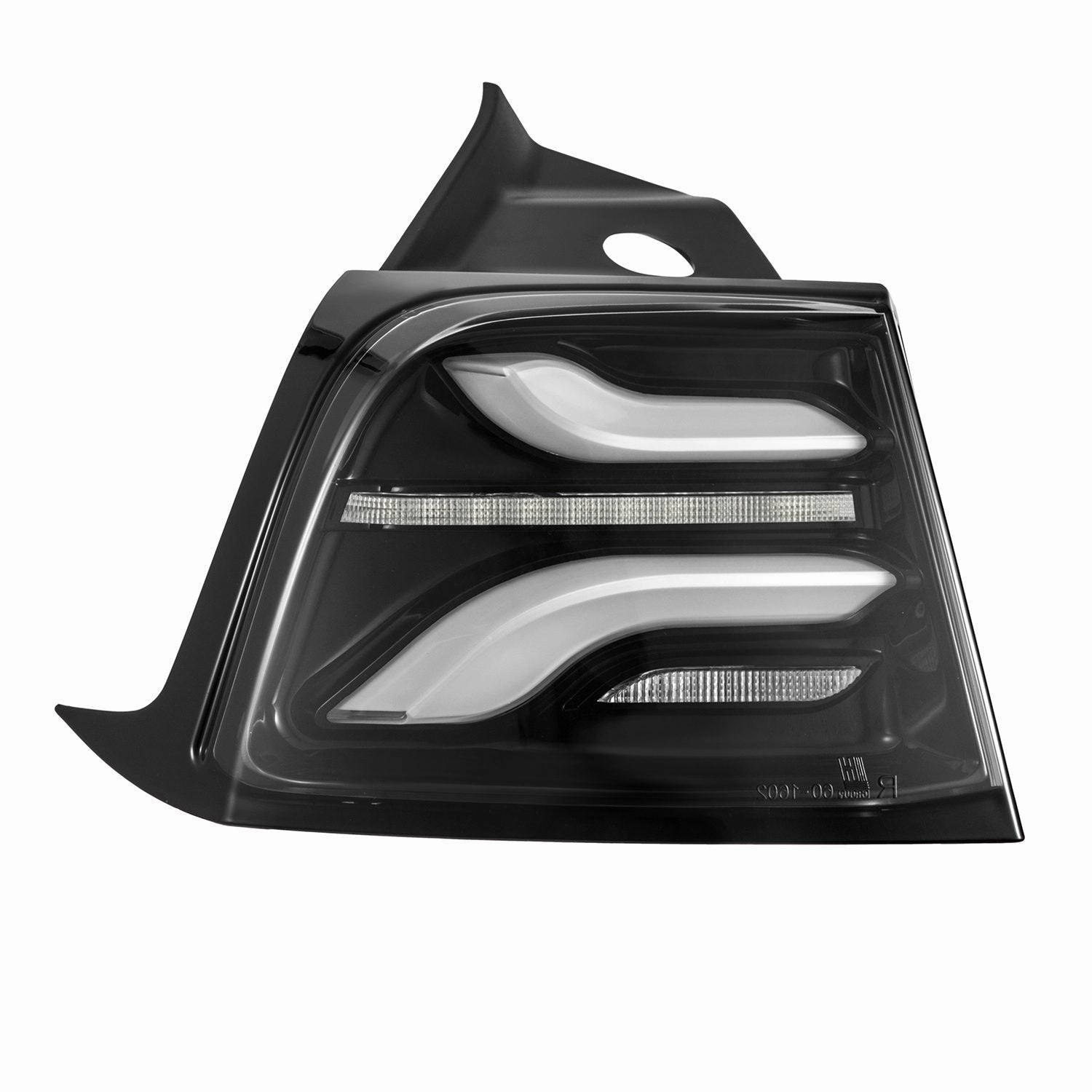 20-24 Tesla Model Y (With Stock Amber Turn Signal) PRO-Series LED Tail Lights Jet Black