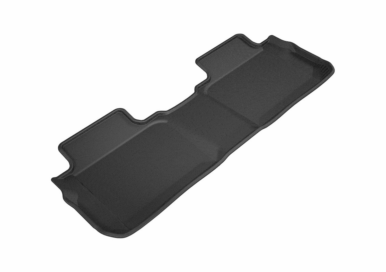 3D MAXpider Floor Mats Cadillac XT6  6 / 7 Seater (20-24) All-Weather Kagu Series Black - Front / Second / Third Row