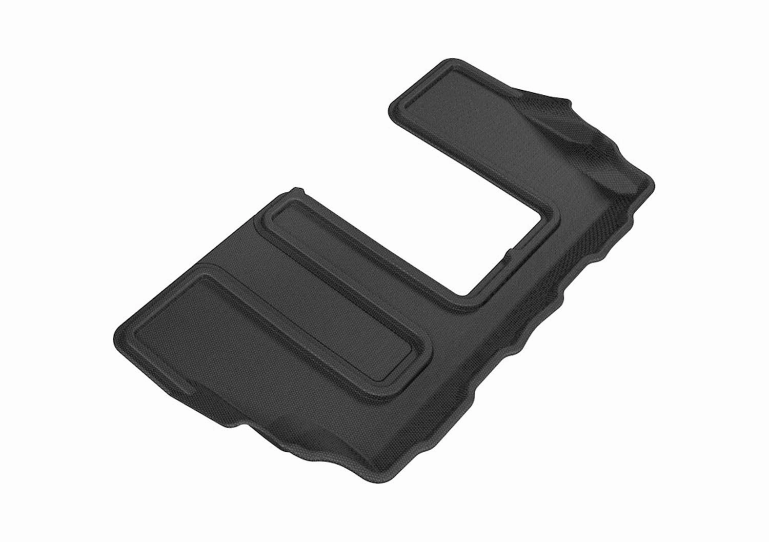 3D MAXpider Floor Mats Cadillac XT6  6 / 7 Seater (20-24) All-Weather Kagu Series Black - Front / Second / Third Row