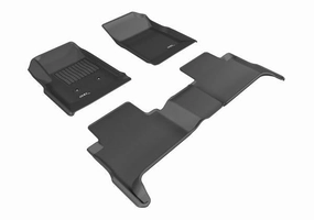 3D MAXpider Floor Mats Chevy Colorado Crew Cab (2015-2022) All-Weather Kagu Series - Front or Second Row