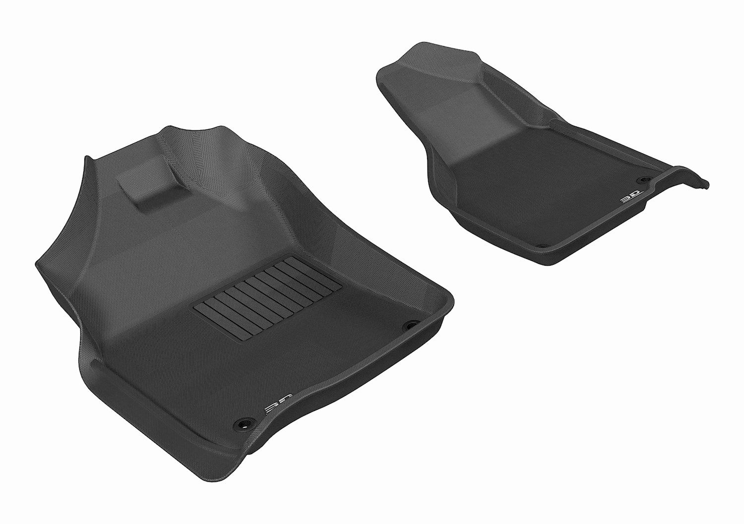 3D MAXpider Floor Mats Dodge Ram 1500 Quad Cab (12-24) All-Weather Kagu Series - Front or Second Row