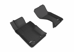3D MAXpider Floor Mats Fiat 124 Spider (2017) All-Weather Kagu Series - Front Row Only