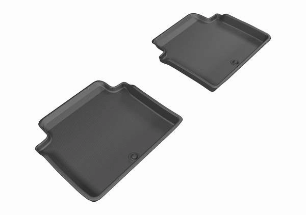 3D MAXpider Floor Mats Genesis G80 AWD (17-20) All-Weather Kagu Series Black - Front or Second Row