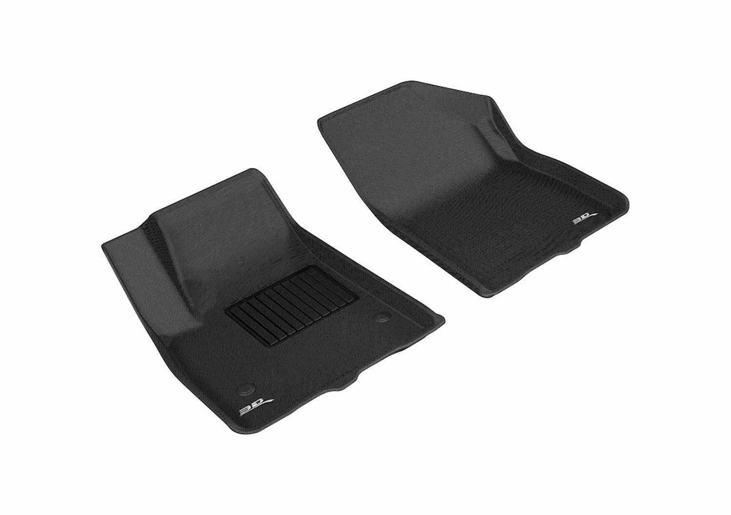 3D MAXpider Floor Mats GMC Acadia (2017-2023) All-Weather Kagu Series - Front / Second / Third Row