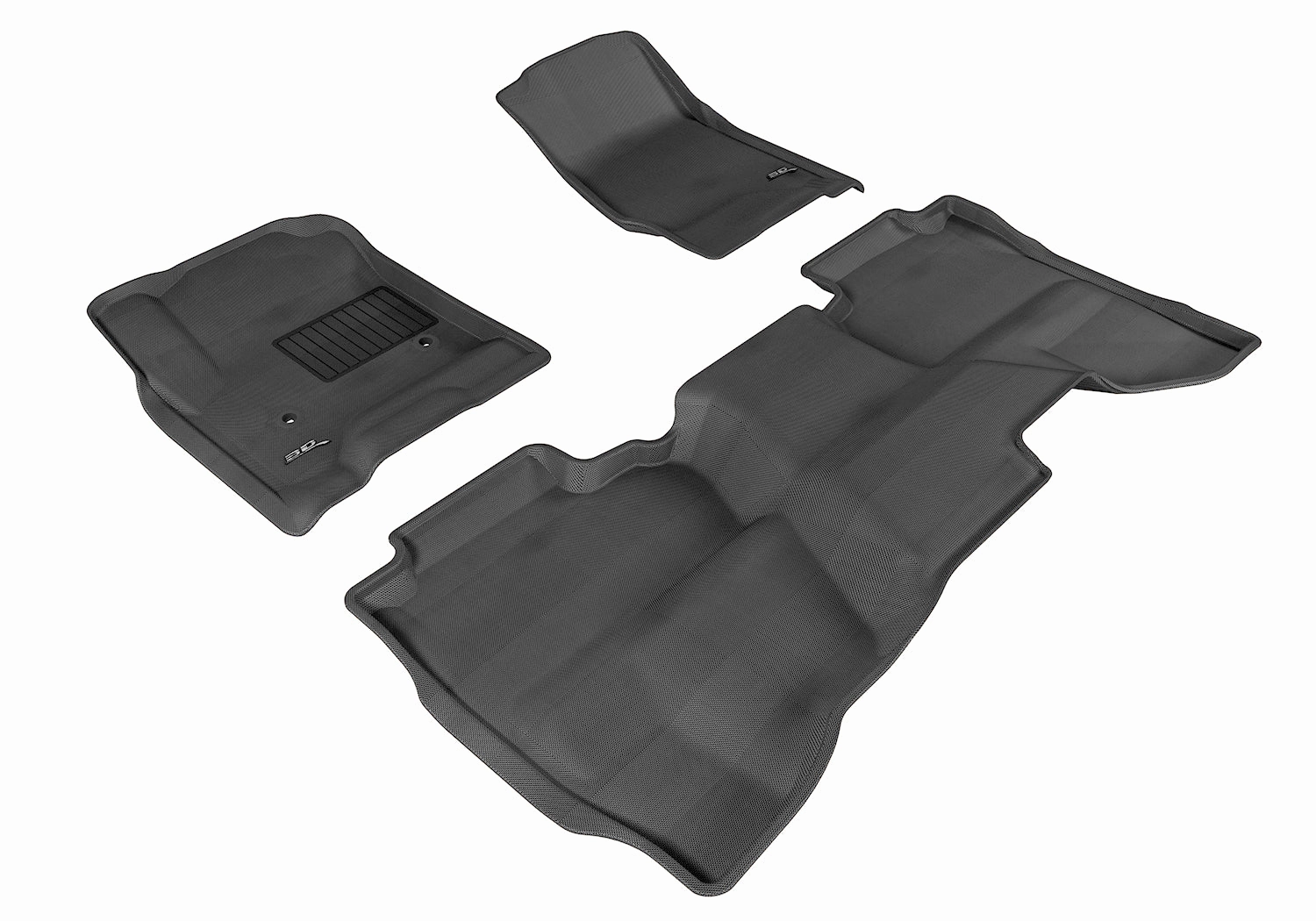 3D MAXpider Floor Mats GMC Sierra (14-18) All-Weather Kagu Series - Front or Second  Row