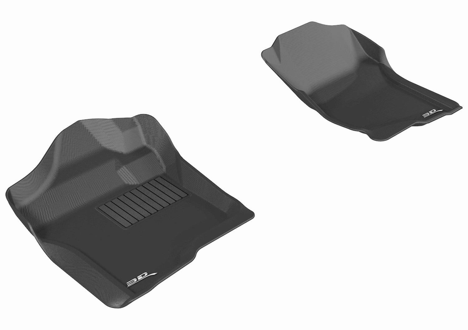 3D MAXpider Floor Mats GMC Sierra Crew / Extended Cab (07-13) All-Weather Kagu Series - Front or Second Row