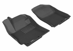 3D MAXpider Floor Mats Hyundai Accent (2012-2017) All-Weather Kagu Series - Front or Second Row
