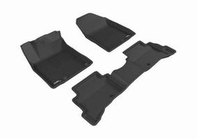 3D MAXpider Floor Mats Hyundai IONIQ Hybrid (17-22) All-Weather Kagu Series - Front or Second Row