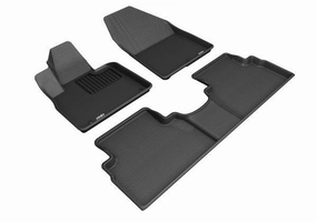 3D MAXpider Floor Mats Hyundai Santa Fe (19-23) All-Weather Kagu Series - Front or Second Row