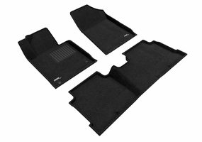 3D MAXpider Floor Mats Hyundai Sonata (15-19) Sonata Hybrid (16-19) All-Weather Elegant Series - Complete Set