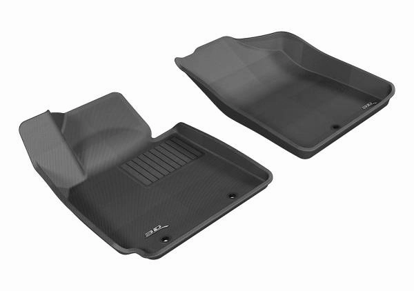 3D MAXpider Floor Mats Hyundai Veloster (2012-2017) All-Weather Kagu Series - Front or Second Row