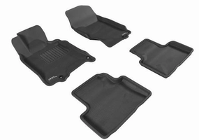3D MAXpider Floor Mats Infiniti Q40/ G35/ G37 Sedan (2007-2015) All-Weather Kagu Series - Front or Second Row