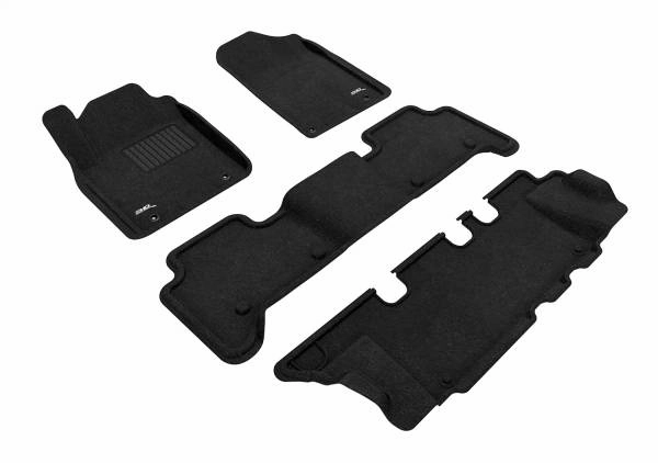 3D MAXpider Floor Mats Infiniti QX80 (14-24) QX56 (11-13) All-Weather Elegant Series - Complete Set