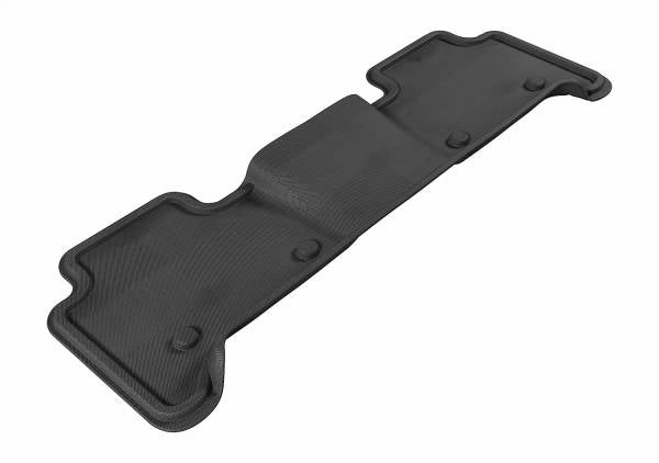3D MAXpider Floor Mats Infiniti QX80 7 Seater (2014-2024) All-Weather Kagu Series Black - Front / Second / Third  Row