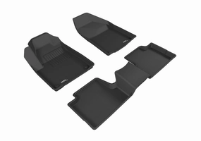 3D MAXpider Floor Mats Jeep Cherokee KL (15-23) All-Weather Kagu Series - Front or Second Row