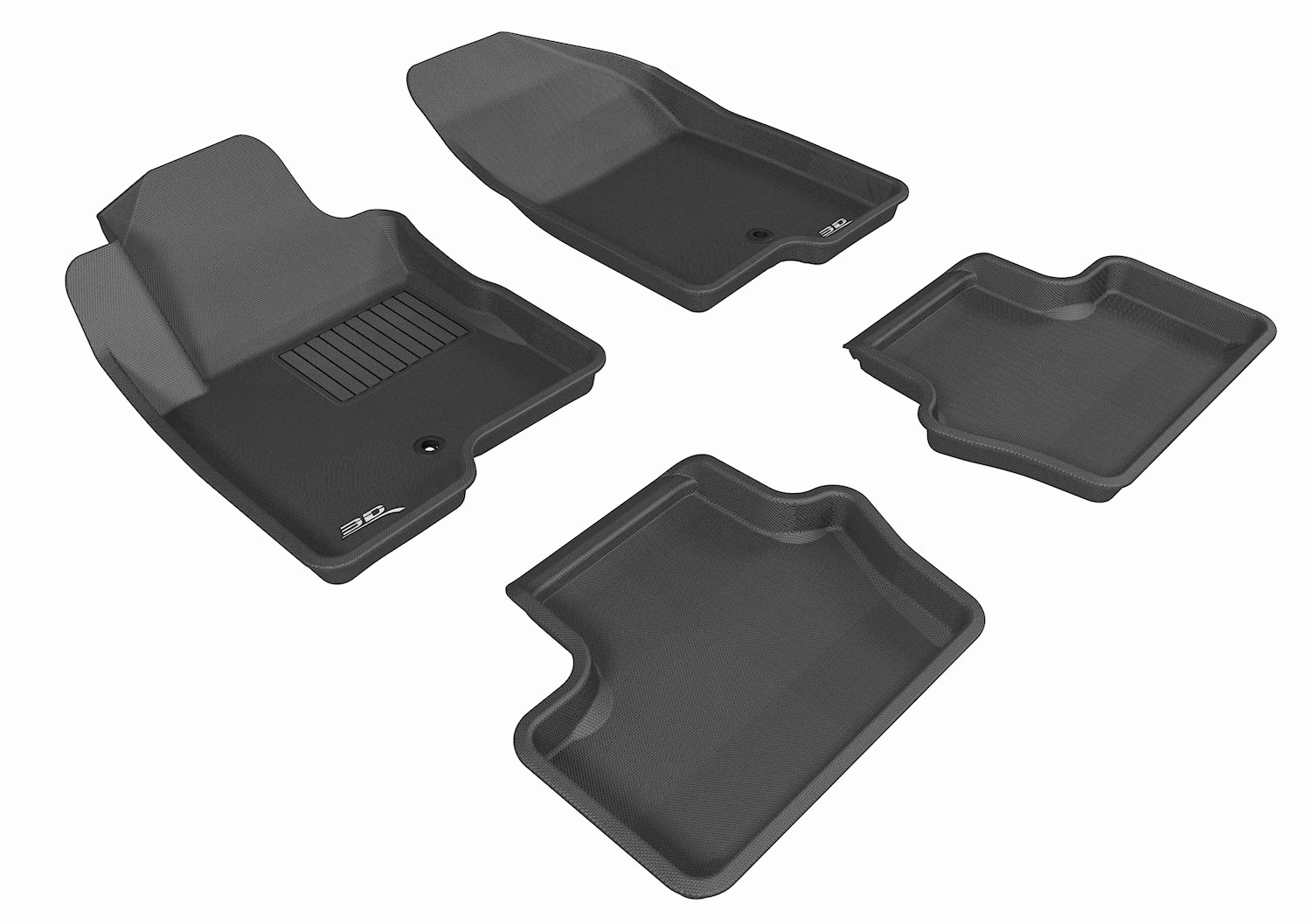3D MAXpider Floor Mats Jeep Patriot MK74 (07-17) All-Weather Kagu Series - Front or Second Row