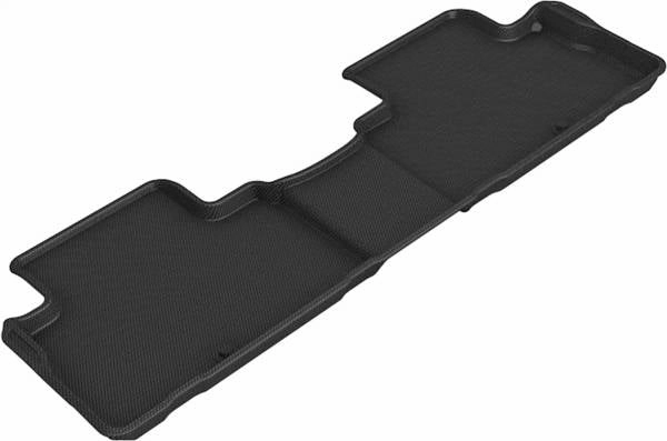 3D MAXpider Floor Mats Kia Telluride 7 Seater (20-24) All-Weather Kagu Series Black - Front / Second / Third Row