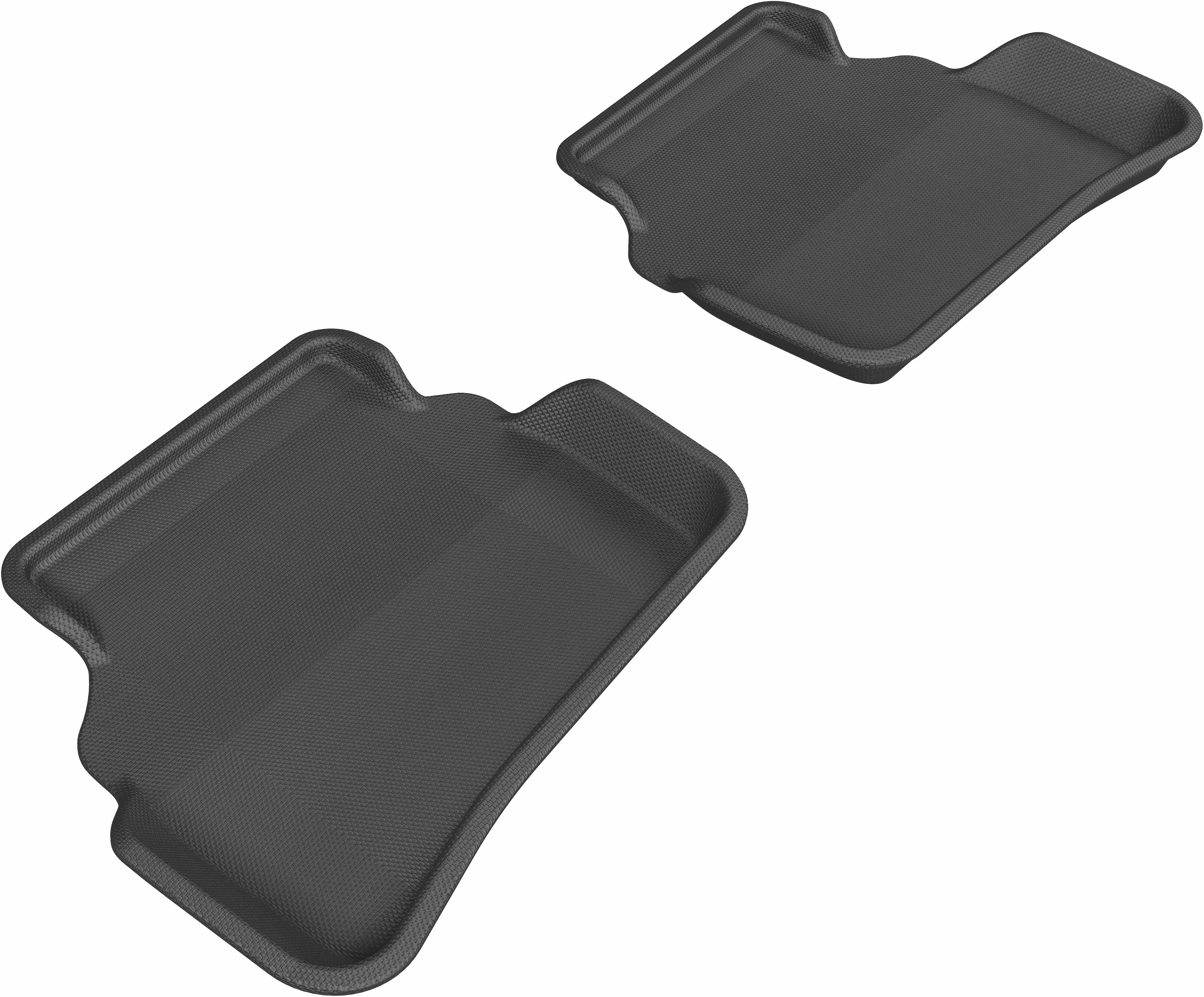 3D MAXpider Floor Mats Mercedes C-Class Sedan W204 (08-14) All-Weather Kagu Series - Front or  Second Row