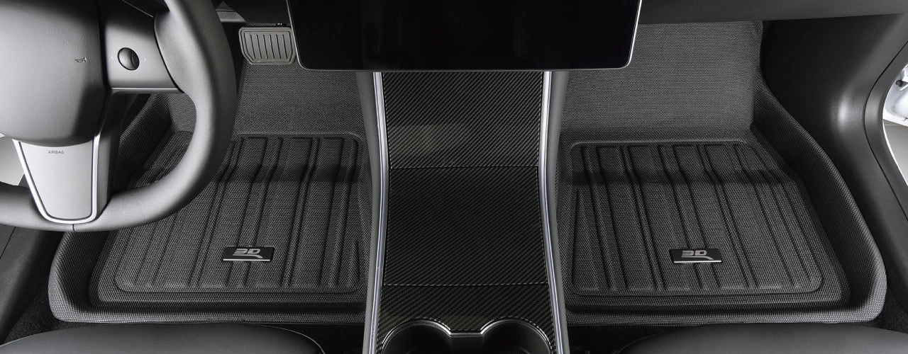 3D MAXpider Floor Mats Tesla Model 3 (20-23) All-Weather Elitect Series - Complete Set