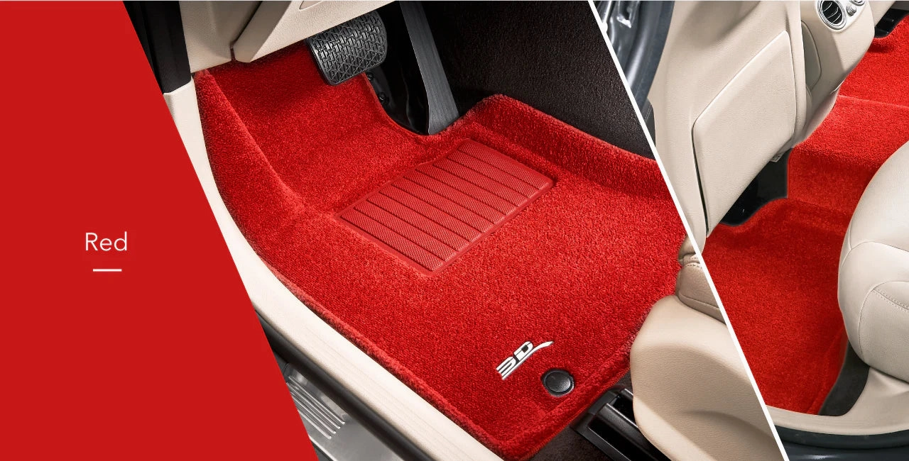 3D MAXpider Floor Mats Tesla Model S (2021-2024) Premium Perfect Fit Carpet Series - Complete Set